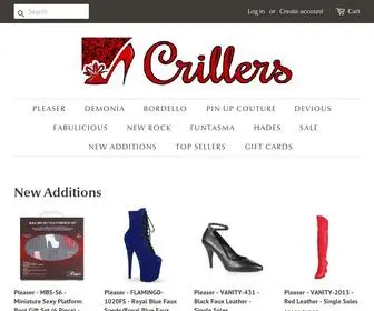 Crillers.com(Premier Platform Dance Shoes for Men & Women) Screenshot