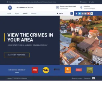 Crime-Statistics.co.uk(UK Crime Statistics) Screenshot