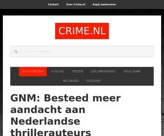 Crime.nl(Nederlandstalige misdaadauteurs) Screenshot