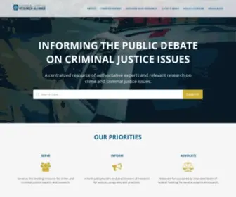 Crimeandjusticeresearchalliance.org(Crime & Justice Research Alliance) Screenshot