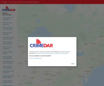 Crimedar.com(Crimedar Crime Mapping) Screenshot