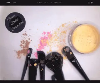 Crimedollscosmetics.com(Crime Dolls Cosmetics) Screenshot