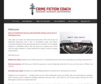 Crimefictioncoach.com(Explore your ideas) Screenshot