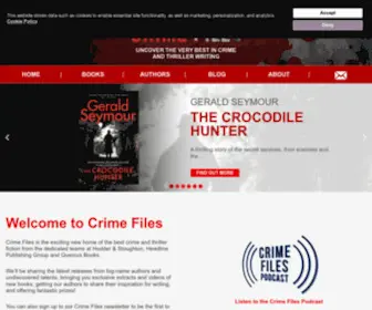 Crimefiles.co.uk(The Crime Files) Screenshot