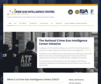 Crimegunintelcenters.org(The National Crime Gun Intelligence Center Initiative) Screenshot