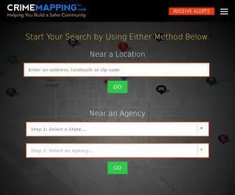 Crimemapping.com(Helping You Build a Safer Community) Screenshot