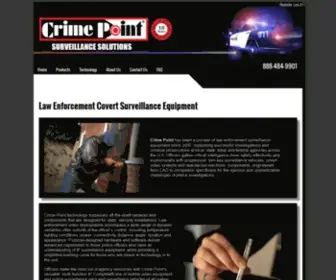 Crimepoint.net(Law enforcement) Screenshot