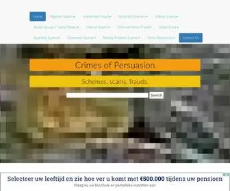 Crimes-OF-Persuasion.com(Crimes of Persuasion) Screenshot