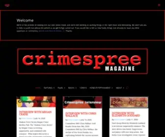 Crimespreemag.com(Crimespree Magazine) Screenshot