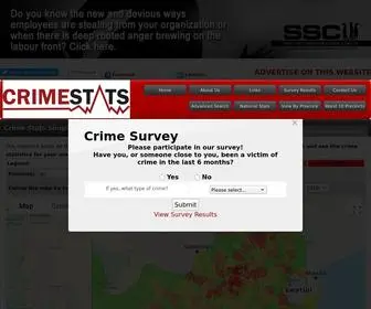 Crimestatssa.com(Crime Stats SA) Screenshot