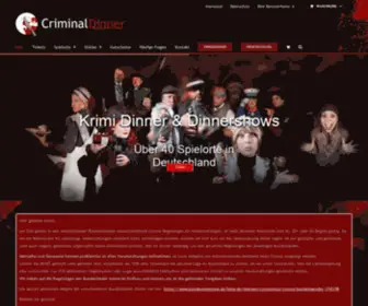 Criminal-Dinner.de(Krimi Dinner und spannende Dinnershows) Screenshot