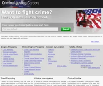 Criminal-Justice-Careers.com(Criminal Justice Schools) Screenshot