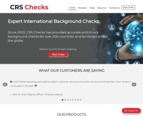 Criminal-Records-Search.com(CRS Check) Screenshot