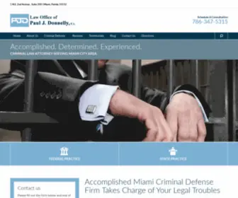 Criminalattorneymiami.net(Miami Law Firm) Screenshot