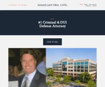 Criminaldefenseonlymd.com(Attorney John Adams) Screenshot