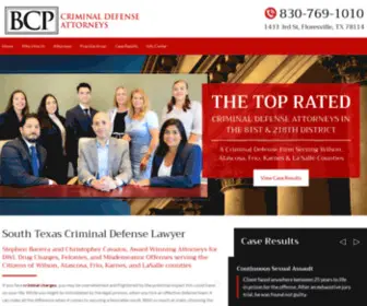 Criminallawfirmtexas.com(Atascosa County Criminal Defense Attorneys) Screenshot