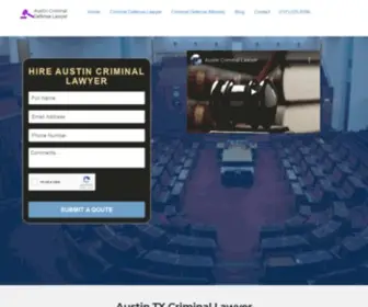 Criminallawyeraustintx.com(Criminal Lawyer in Austin TX) Screenshot