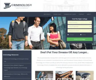 Criminology.com(The Best Criminology Programs) Screenshot