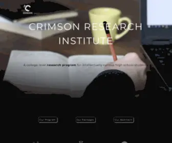 Crimson-Research-Institute.com(Start-from-scratch) Screenshot