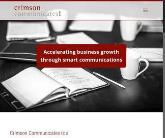 Crimsoncommunicates.com(Crimson Communicates) Screenshot