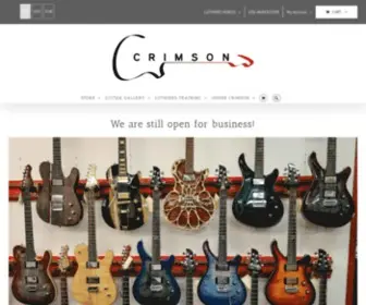 Crimsonguitars.com(Boutique Guitars) Screenshot