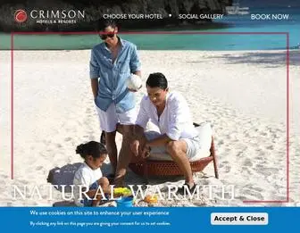 Crimsonhotel.com(Crimson Hotels & Resorts) Screenshot