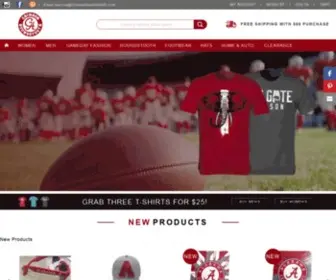 Crimsonhoundstooth.com(Alabama Crimson Tide Merchandise) Screenshot