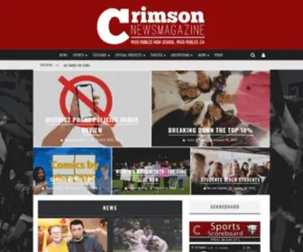 Crimsonnewsmagazine.org(Student journalism at Paso Robles High School (CA)) Screenshot