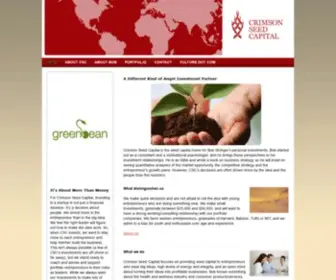 Crimsonseedcapital.com(Crimson Seed Capital) Screenshot