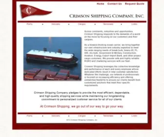 Crimsonshipping.com(Crimson Shipping Company) Screenshot