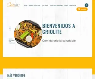 Crioliteprordena.com(Comidas criollas saludables) Screenshot