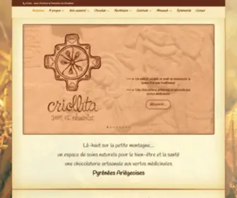 Criollita.fr(Soin & chocolat) Screenshot