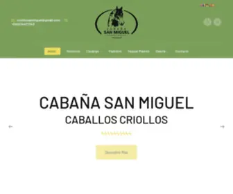 Criollossanmiguel.com.ar(Criollos San Miguel) Screenshot