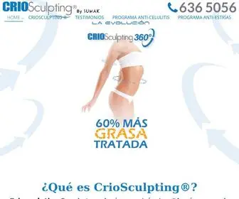 Criosculpting.com(Criosculpting®) Screenshot