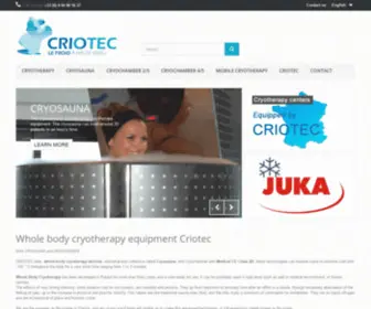 Criotec.fr(Criotec) Screenshot