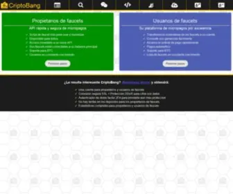 Criptobang.com(¡Bienvenido) Screenshot