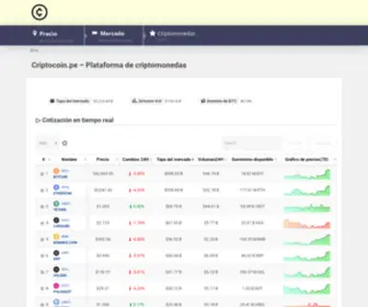 Criptocoin.pe(Plataforma de criptomonedas) Screenshot