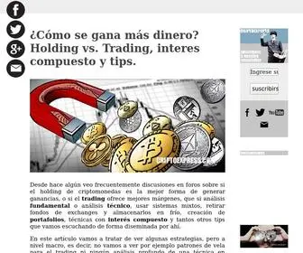 Criptoexpress.com(Últimas Noticias Criptográficas) Screenshot