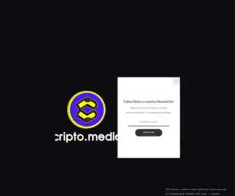 Cripto.media(Noticias sobre Bitcoin y Blockchain) Screenshot