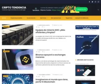 Criptotendencia.com(CRIPTO TENDENCIA) Screenshot