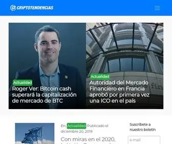 Criptotendencias.com(Noticias De Bitcoin Y Criptomonedas) Screenshot