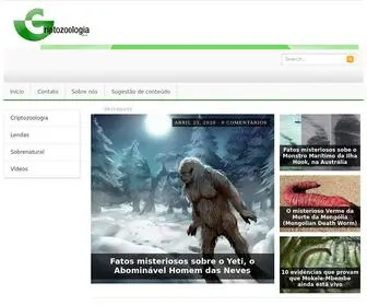 Criptozoologia.com.br(Criptozoologia) Screenshot