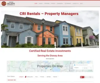 Crirentals.com(Certified Real Estate Investments) Screenshot