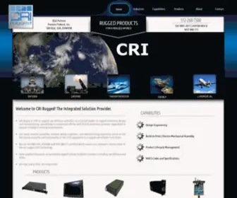 Crirugged.com(CRI Rugged ) Screenshot