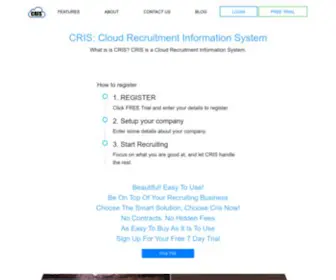Cris.cloud(CRIS: Cloud Recruitment Information System. Ever Better Systems) Screenshot