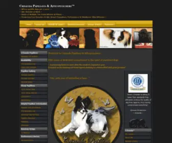 Crisanda.com(Papillons) Screenshot