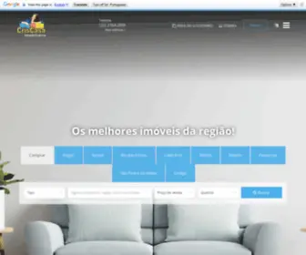 Criscasaimobiliaria.com.br(CrisCasa Imobiliária) Screenshot