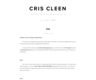 Criscleen.com(Cris cleen) Screenshot