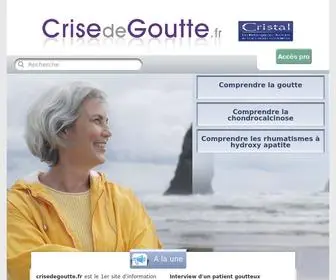 Crisedegoutte.fr(Accueil) Screenshot