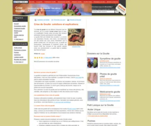 Crisegoutte.com(La Goutte) Screenshot